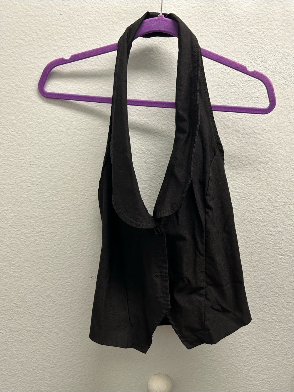 Body Central Black Halter Vest Camisole